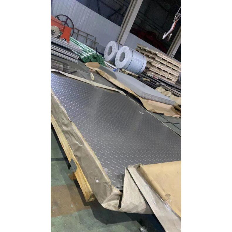 Stainless Steel Checkered Plate, A240 TP316L, 1200*2400*4 mm