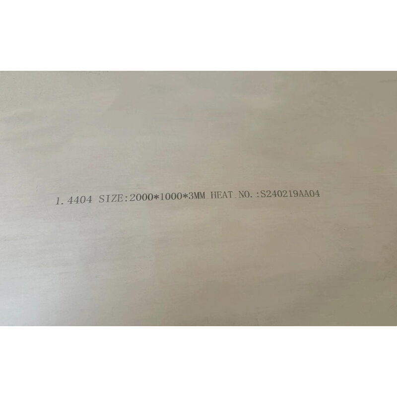 Stainless Steel Plate, 1.4404, AISI 316L, 2000 x 1000 x 3 MM