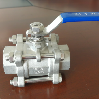 1000 PSI Ball Valve, 3PC, ASTM A351 CF8, 1 Inch, BW Ends