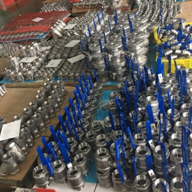 2-PC Ball Valve, ASTM A351 CF8M, SS 316, 1000 WOG, NPT