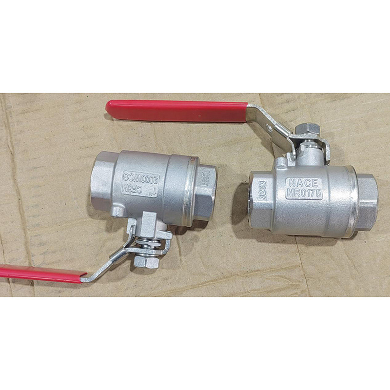 2-Piece Ball Valve, SS 316, 1 Inch, 2000 WOG, BSP, Lever 2-Piece Ball Valve, SS 316, 1 Inch, 2000 WOG, BSP, Lever