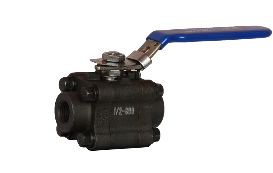 3-Piece Floating Ball Valve, ASTM A105N, 1/2-2 Inch, 800 LB