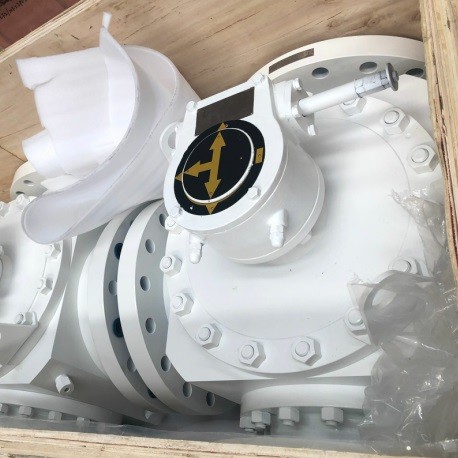 3 Way Ball Valve, ASTM A350 LF2, A105, 12 x 10 Inch, 300 LB