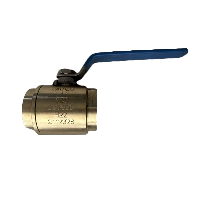Aluminum Bronze C95800 Ball Valve, API 602, 1 IN, CL800, NPT