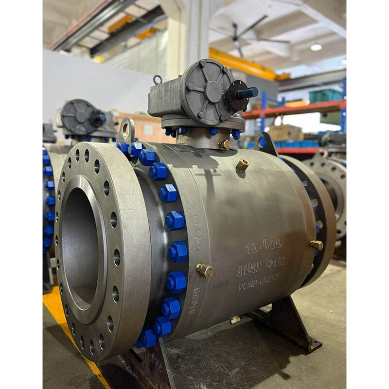 API 6D Trunnion Ball Valves, ASTM A105N, 16 Inch, 600 LB, RF
