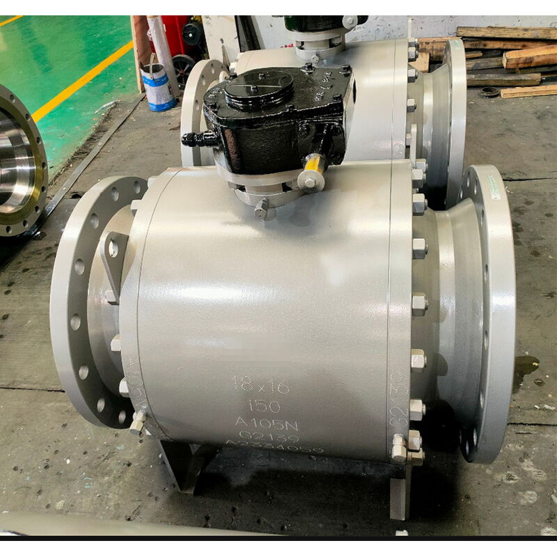 API 6D Trunnion Ball Valves, ASTM A105N, 18 * 16 Inch, CL150