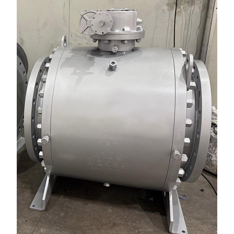 ASTM A105 Trunnion Ball Valves, 20 Inch, 150 LB, RF Flanged