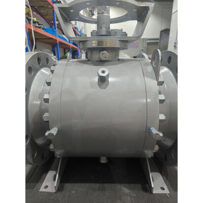 ASTM A105 Turnnion Ball Valve, 12 Inch, 300 LB, Epoxy Coated