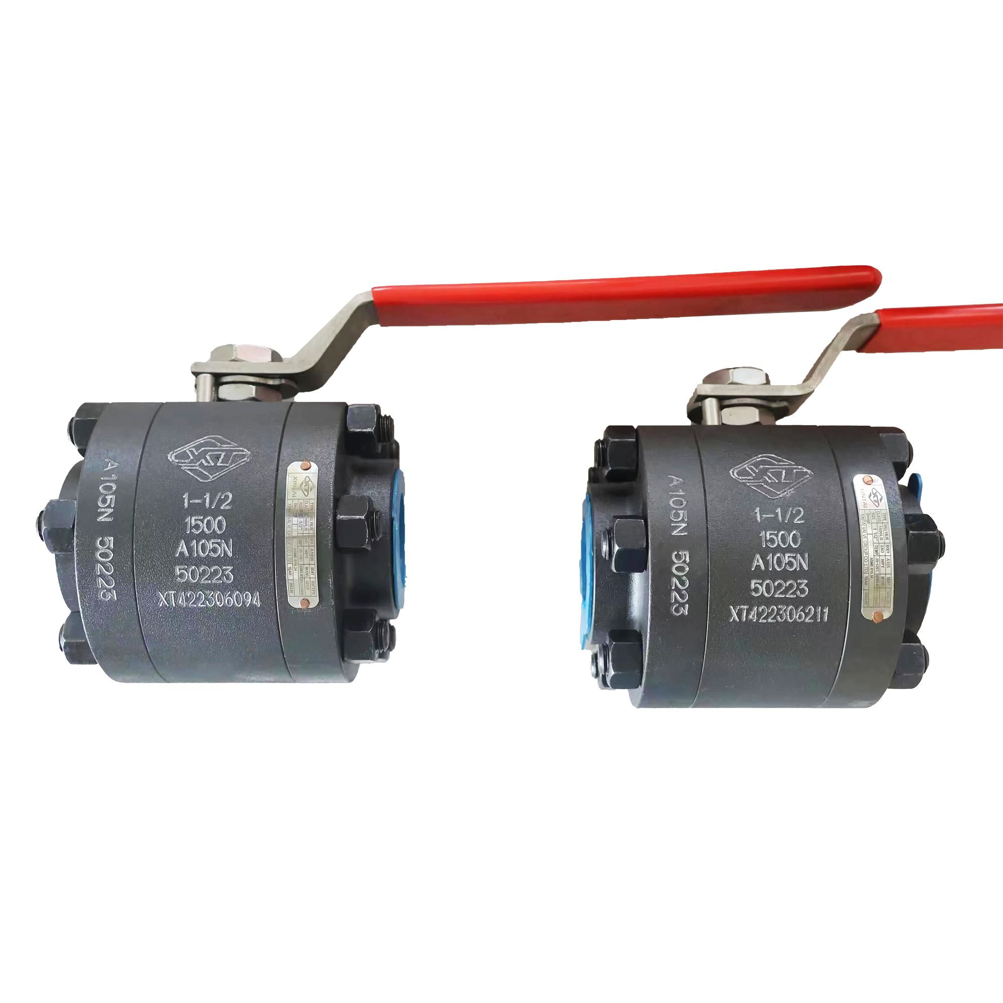 ASTM A105N 3-PC Ball Valve, ISO 17292, 1/2 IN, 2500 LB, FNPT