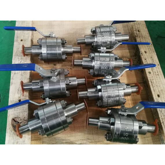 ASTM A182 F304 Ball Valves, API 602, 1 IN, CL800, NACE MR0175 ASTM A182 F304 Ball Valves, API 602, 1 IN, CL800, NACE MR0175