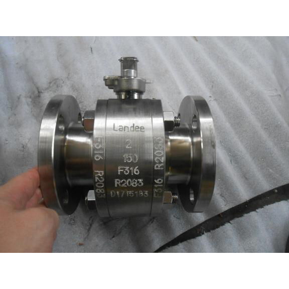 ASTM A182 F316 Ball Valves, API 6D, 2 Inch, CL150, RF, Lever