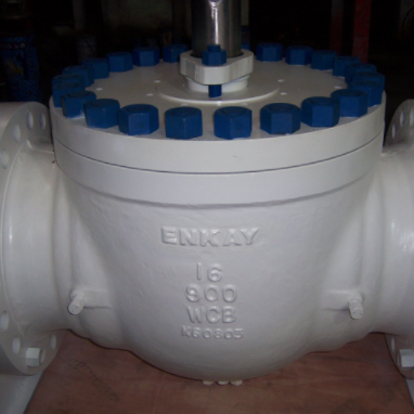 ASTM A216 WCB Top Entry Ball Valve, 16 Inch, 900 LB, API 6D