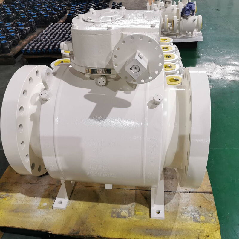 ASTM A350 LF2 Trunnion Ball Valve, API 6D, 12 IN, CL600, RF