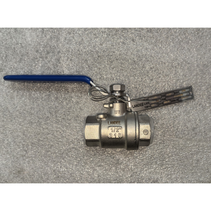 ASTM A351 CF8M Ball Valves, 1/2 Inch, DN15, 1000 WOG, Lever