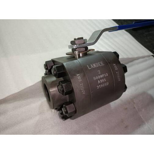 Carbon Steel ASTM A105 Ball Valve, 2 IN, DN50, 5000 PSI, SW