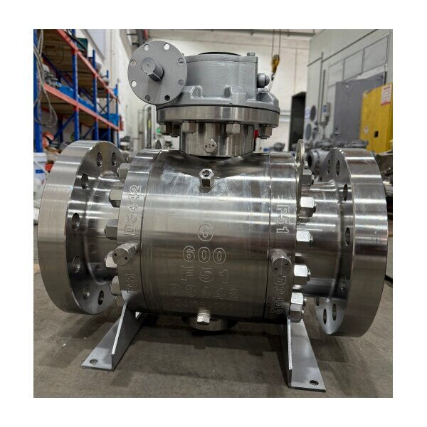 Duplex Steel Ball Valve, API 6D, ASTM A182 F51, 6 IN, 600 LB