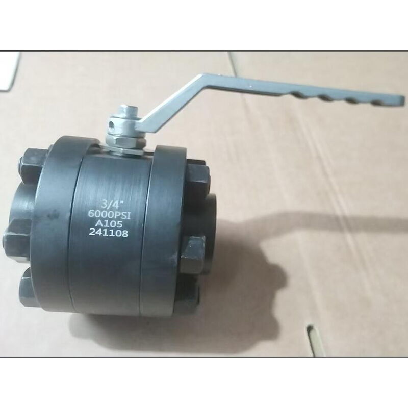 Forged Carbon Steel Ball Valve, ASTM A105, 3/4 IN, 6000 PSI