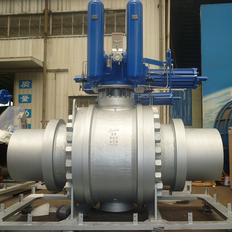 2PC Trunnion Ball Valve, A216 WCB, 36 Inch, 900 LB, API 6D