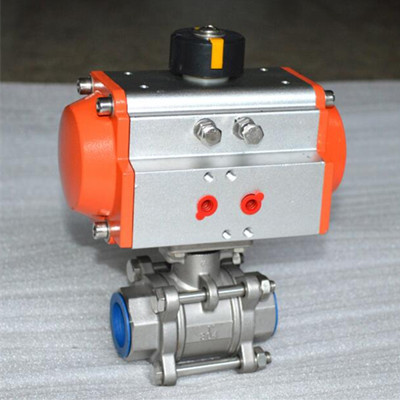 Pneumatically Actuated NPT Ball Valves, A351 CF8M, DN50, 1000 PSI