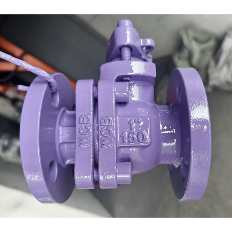 PTFE Lined Ball Valve, ASTM A216 WCB, 1 Inch, CL150, RF Ends