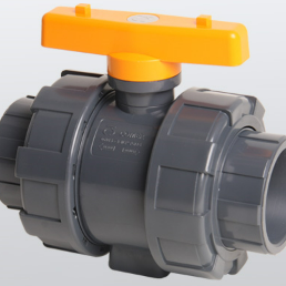 PVC-U PP-H FRPP True Union Ball Valve, 2 1/2- 4IN, DN65-DN100