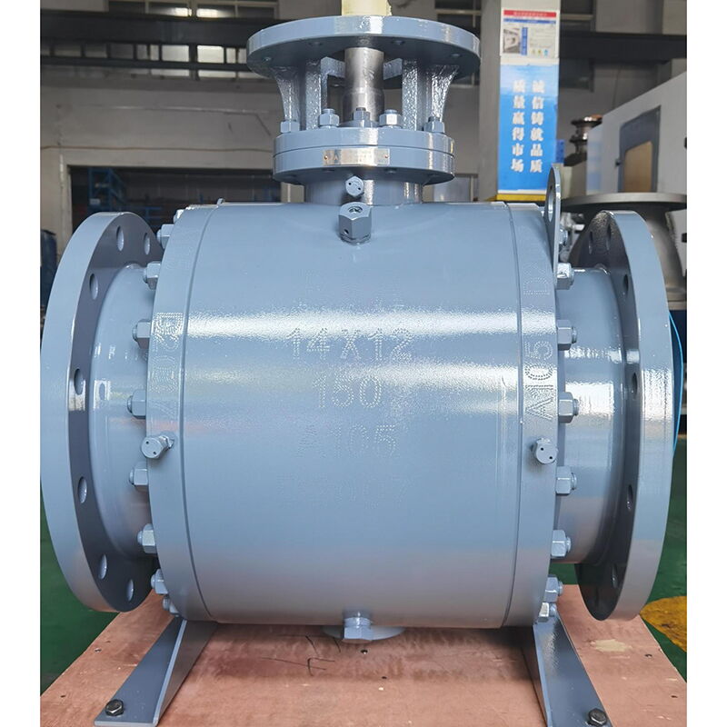 Reduce Bore Trunnion Ball Valve, ASTM A105, 14 * 12 IN, CL150