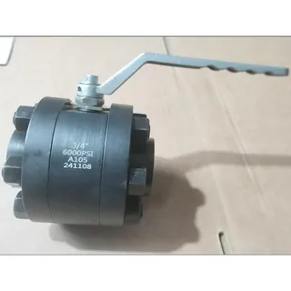 Forged Carbon Steel Ball Valve, ASTM A105, 3/4 IN, 6000 PSI