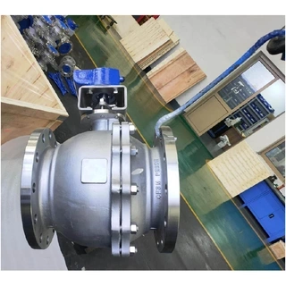 ASTM A351 CF3M Ball Valve, API 6D, 10 Inch, PN25, Split Body