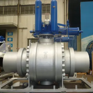 2PC Trunnion Ball Valve, A216 WCB, 36 Inch, 900 LB, API 6D