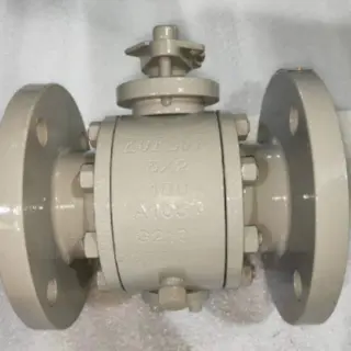 ASTM A105 3PC Trunionn MTD Ball Valve, 3 X 2 Inch, 150 LB