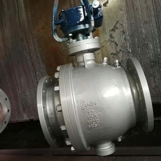 ASTM A216 WCB Trunnion Ball Valves, 12 IN, 150 LB, Fire-Safe