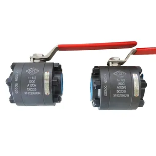 ASTM A105N 3-PC Ball Valve, ISO 17292, 1/2 IN, 2500 LB, FNPT