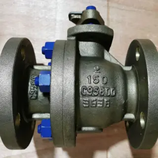 ASTM B148 C95800 Floating Ball Valve, API 6D, 2 IN, 150 LB