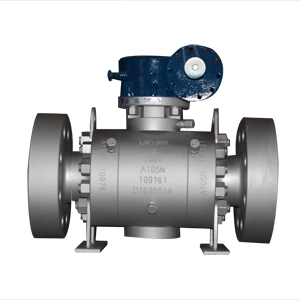 API 6D Trunnion Mounted Ball Valve, A105N, DN80, PN420
