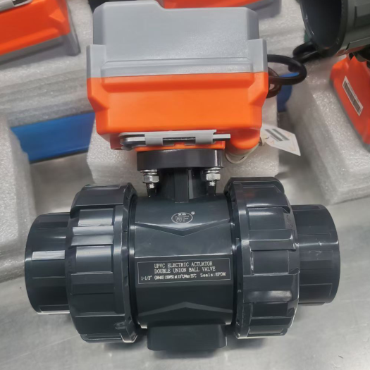 UPVC Double Union Ball Valve, 1-1/2 Inch, 150 PSI