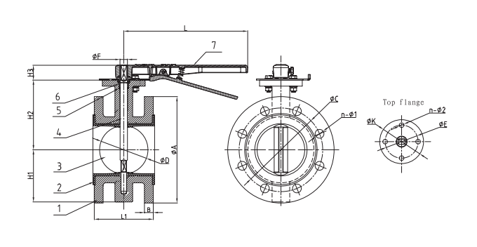 API 609 Flanged Butterfly Valve Design