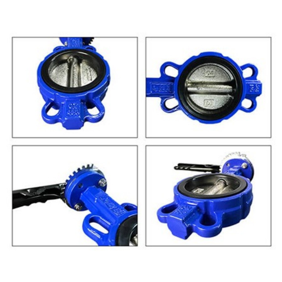 API 609 Wafer Butterfly Valve, PN10, PN16, DN15-DN600, Cast, Ductile Iron