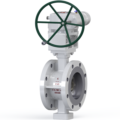 ASTM A351 CK3MCuN Flanged Butterfly Valve, 6 Inch, 150 LB