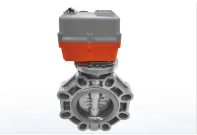 Electric actuator butterfly valves