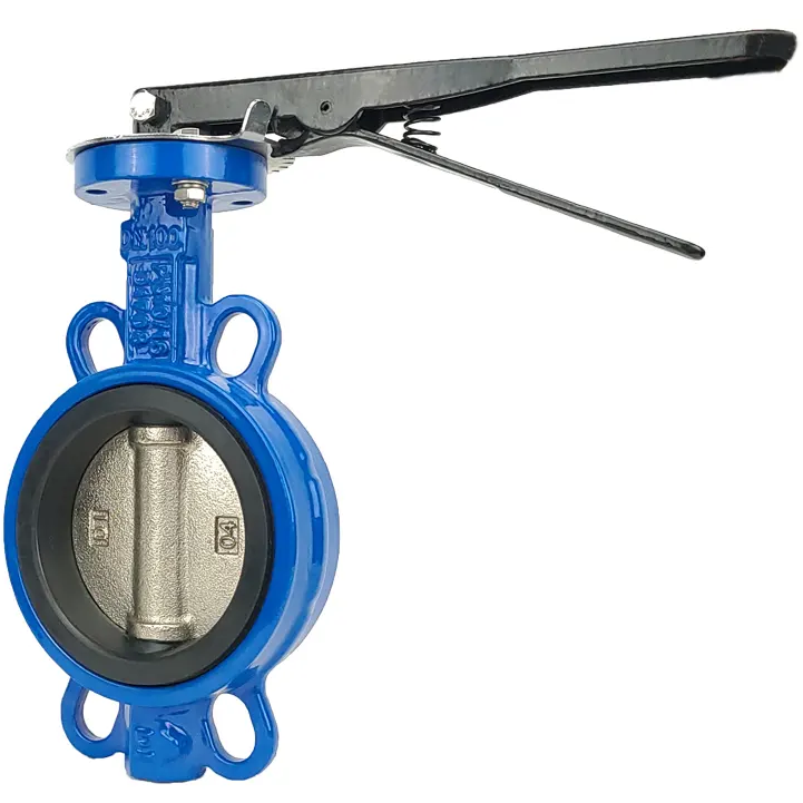 Ductile Iron GGG40 Wafer Butterfly Valve, DN50-DN300