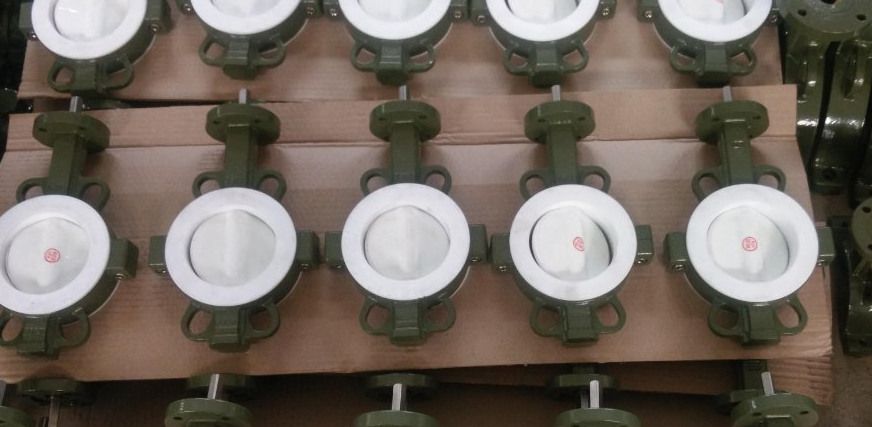 Fully Lined PTFE Wafer Butterfly Valves, 5 Inch, Class 150 LB