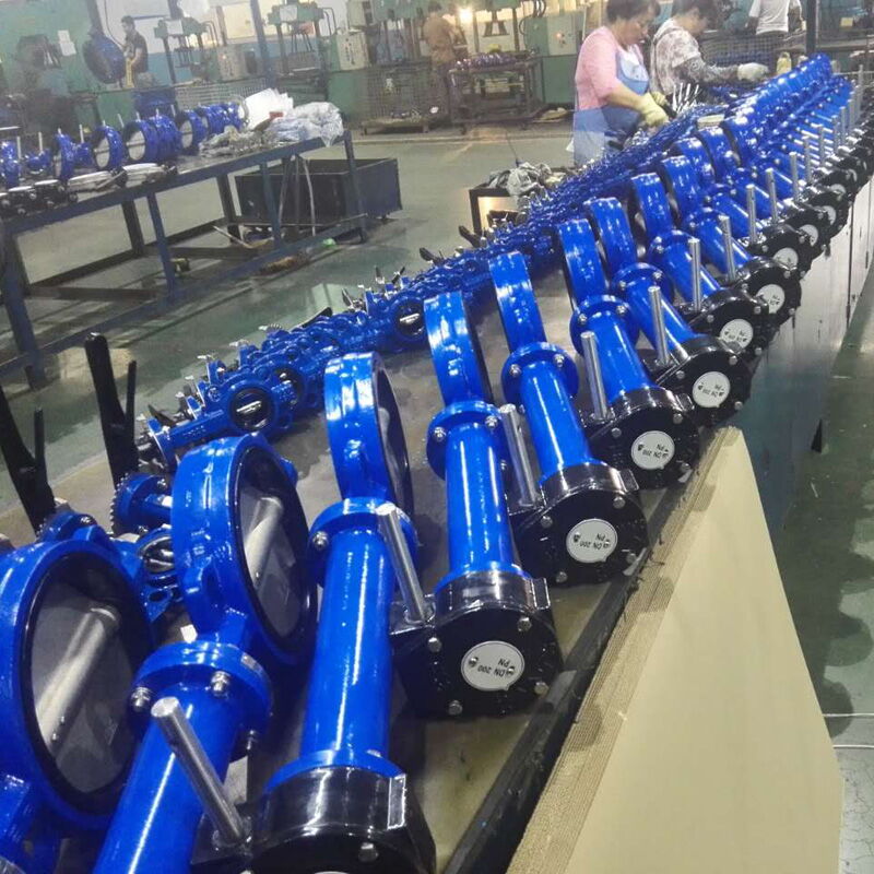 Long Stem Wafer Butterfly Valve, API 609, Ductile Iron, 8 IN
