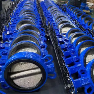 ASTM A126 Gr B / A536 Wafer Butterfly Valve, PN16, DN15-DN700