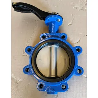 Cast Iron Lug Butterfly Valve, DN150, PN10/PN16, Soft Seated