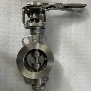 ASTM A351 CF8M Wafer Butterfly Valve, API 609, DN100, PN16