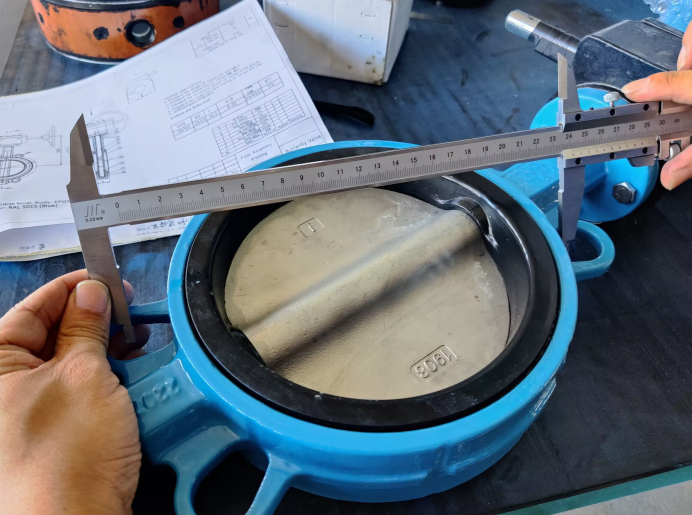 ASTM A216 WCB Butterfly Valve