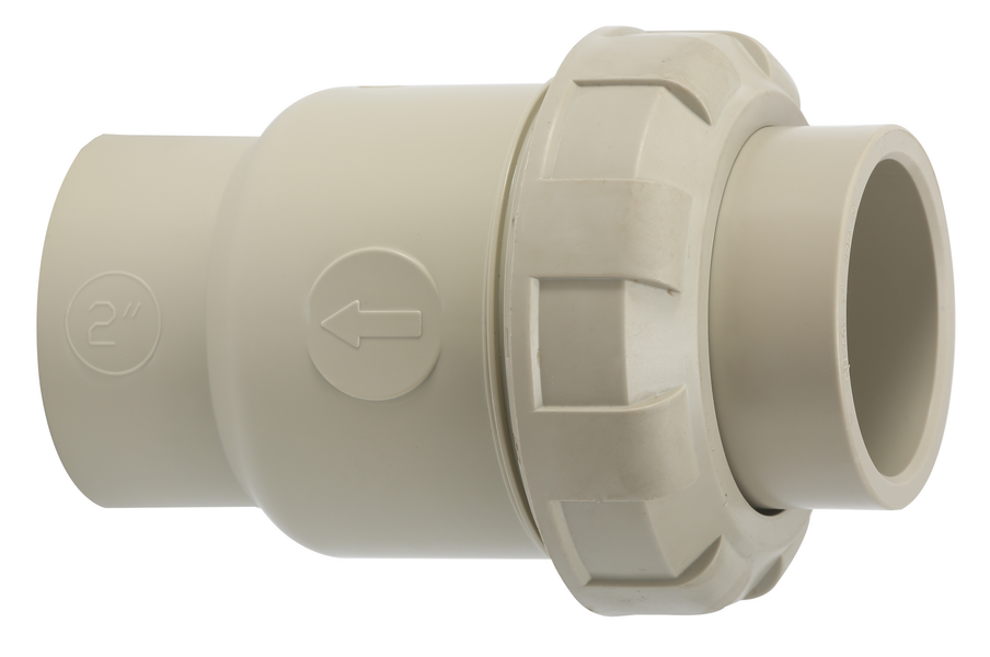 ANSI PPH Check Valve, Single Union, PT, NPT, BSPF