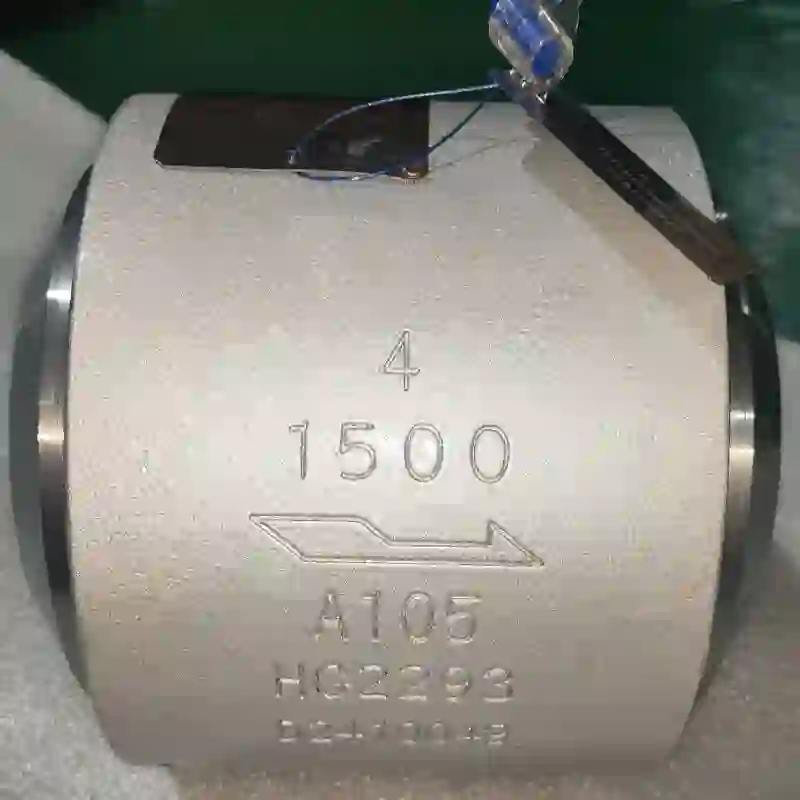 API 594 Dual Plate Check Valve, ASTM A105, 4 IN, 1500 LB, BW - Landee