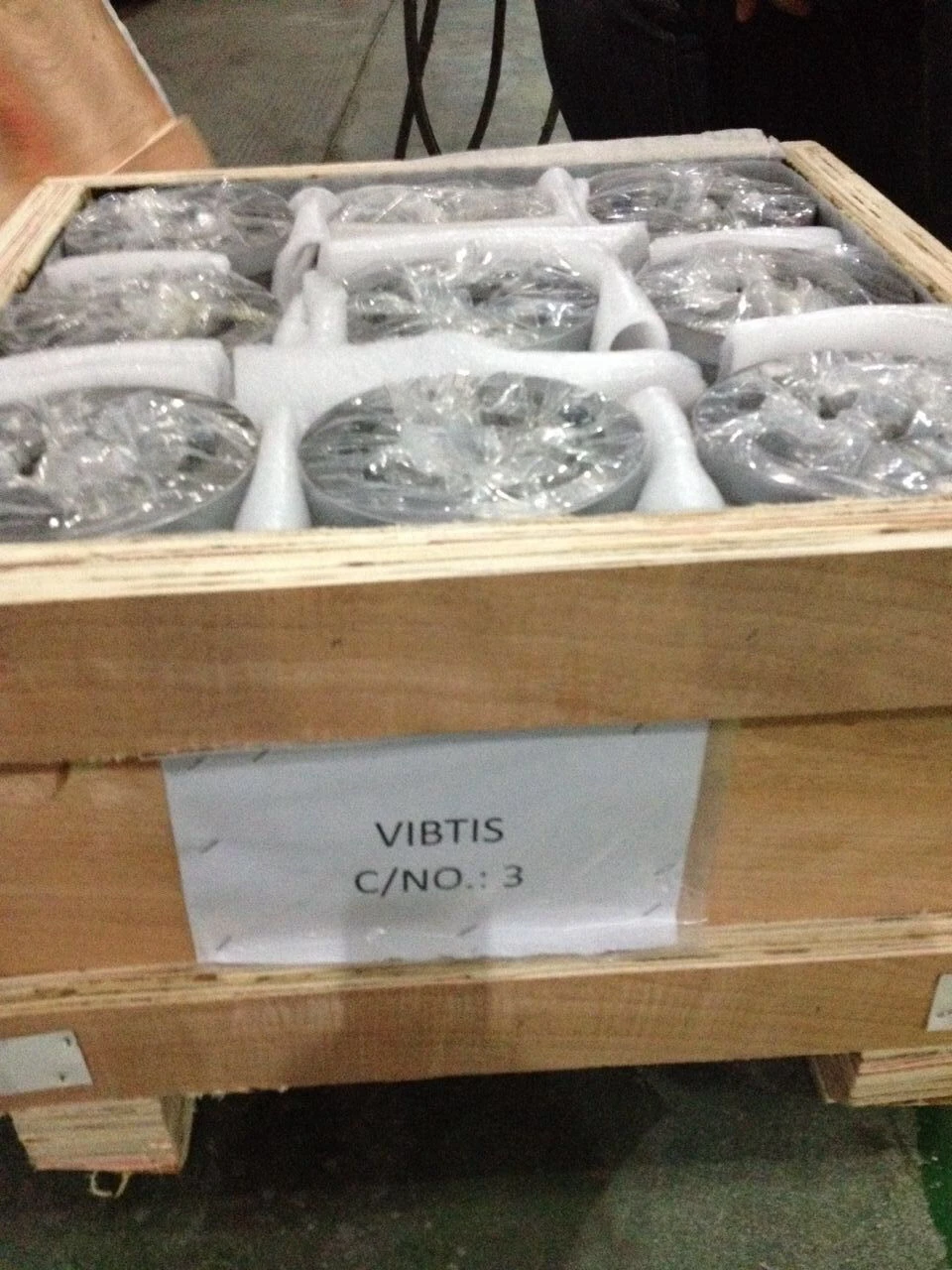 ASTM A216 WCB Double Disc Wafer Check Valve Packaged in Wooden Case