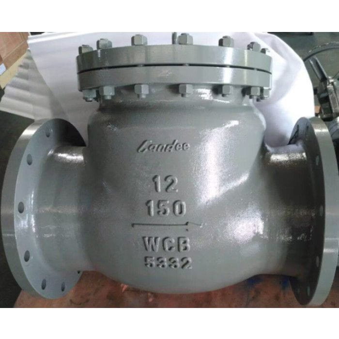 ASTM A216 WCB Swing Check Valve, 12 Inch, 300 LB, API 6D